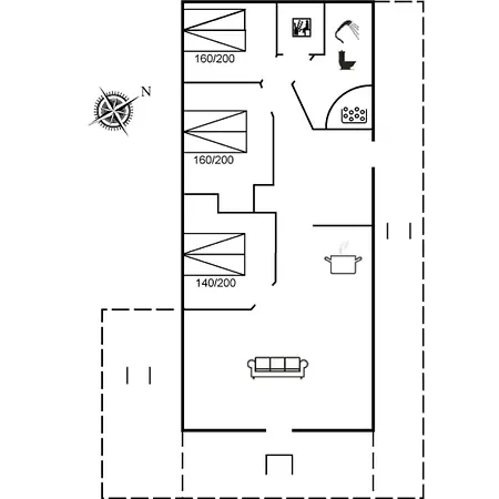 Dagna - 400m From The Sea In Lolland- Falster And Mon By Interhome Holiday home *